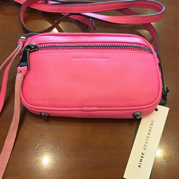 Aimee Kestenberg Handbags - Aimee Kestenberg Vibrant Pink Crossbody Bag